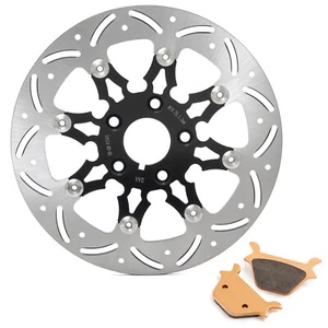 Floating 11.5" Rear Brake Rotor Pads for Harley Dyna Wide Glide FXDWG FXDL 87-99 - Picture 1 of 9