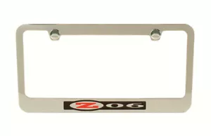 Corvette C5 Z06 Logo License Plate Frame - Foto 1 di 2