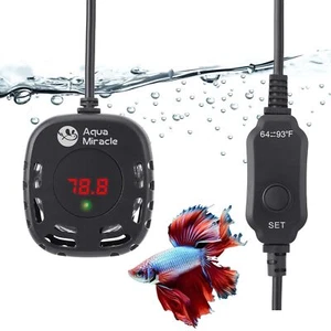 Adjustable 100W Mini Aquarium Heater Submersible Fish Tank Heater Turtle Tank... - Picture 1 of 7