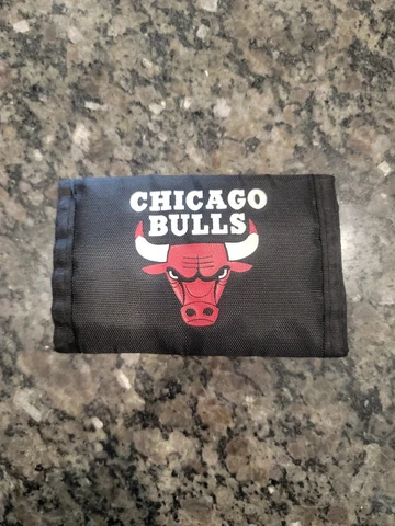 Chicago Bulls Vintage Nylon Weatherproof Wallet Billfold WMAQ 67 Promo 1990s Cover