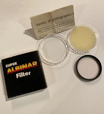 SUPER ALBINAR 49mm 1A Lens Filter - Image 1 of 2