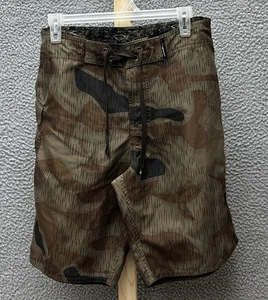 Pantalones Cortos Volcom Board Para Hombres 32 Marrón Camuflaje Modtech Camuflaje Cremallera Cordón - Imagen 1 de 23