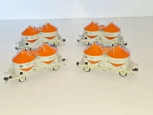Roco DB Storage Tankers x 4. Fair cond. Missing Details. For 2 Rail DC. HO scale - Picture 1 of 16