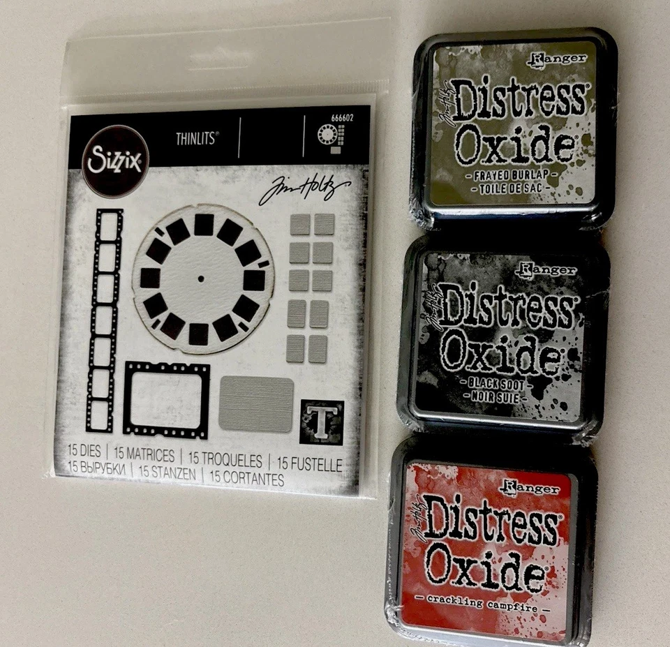 Tim Holtz Sizzix Thinlits Die VAULT PICTURE SHOW 666602