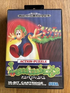 Rompecabezas de acción Lemmings vintage Sega Megadrive Mega Drive juego como nuevo raro - Imagen 1 de 15