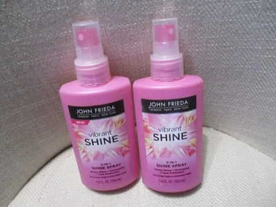 Paquete de 2 John Frieda 3 en 1 brillo vibrante brillo desenredante protector térmico Foto 1 de 2