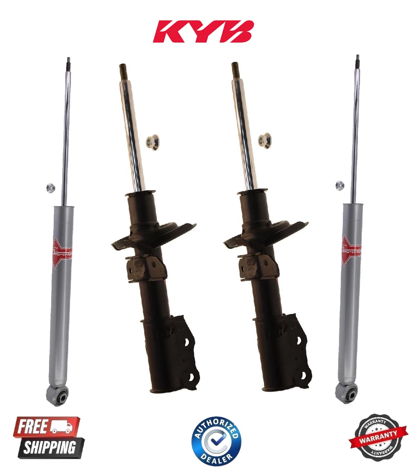 Complete KYB  Front Strut & Rear Shock fits 11-14 Mazda 2 - Image 1 of 1