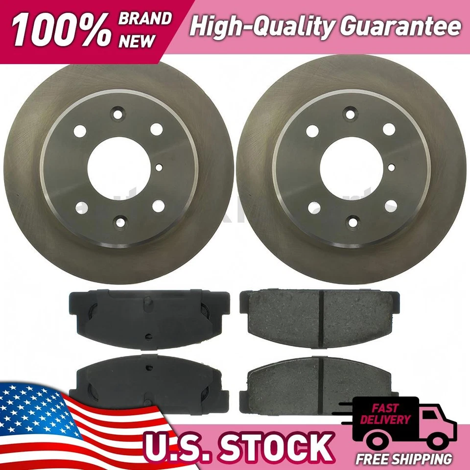Kit de actualización de freno de disco de piezas centradas traseras para Mazda RX-7 1986-1988 Foto 1 de 1