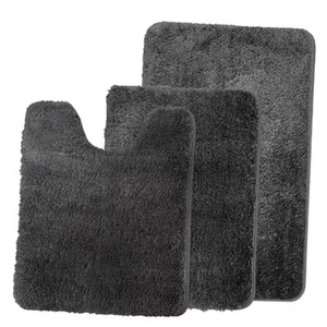 Bathroom Rugs Sets 3 Piece,Bath Rugs for Bathroom Non Slip, Ultra Soft Water - Picture 1 of 7