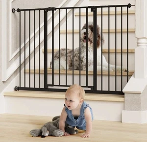 InnoTruth Babygitter - extra breites Druckhalterung Sicherheitstor für Treppen + Türen - Bild 1 von 2