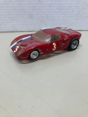 VINTAGE ORIGINAL ESCALA 1/24 1965 BZ GT-40 SLOT CAR USADO Foto 1 de 4