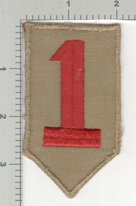 Pre WW 2 US Army 1st Infantry Division Twill Patch Inv# K4018 - Picture 1 of 2
