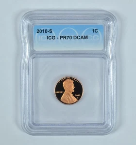 2010-S Lincoln Shield Cent PR70 DCAM ICG *4852 - Picture 1 of 5