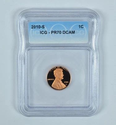 2010-S Lincoln Shield Cent PR70 DCAM ICG *4852 - Image 1 of 4