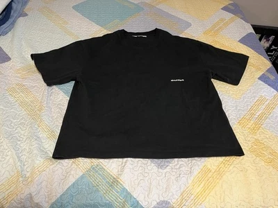 about:blank London Talla XXL Cuadrada Grande Negra Camiseta Manga Foto 1 de 4