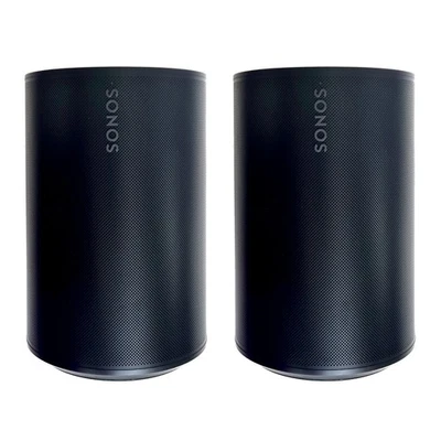 SONOS Stereo Lautsprecher Set: 2x ERA 100 Bluetooth WLAN AirPlay schwarz B-WARE - Bild 1 von 4