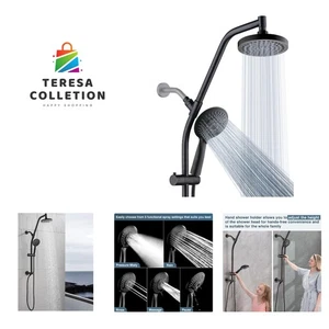 Hochdruck Handbrausekopf und elegante Messingstange - höhenverstellbar - Bild 1 von 10