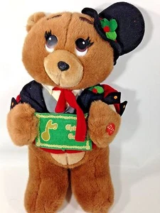 House of Lloyd Teddy Bear Mr Christmas Carols Stuffed Animal Musical Singing 15" - Picture 1 of 7