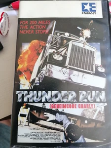 VHS Rarität: THUNDER RUN - GEHEIMCODE CHARLY (1986) UNCUT & NUR AUF VHS & DVD! - Bild 1 von 2