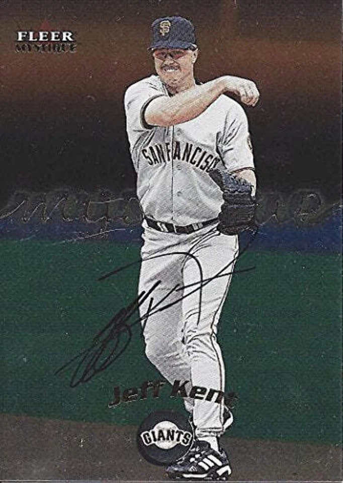AUTOGRAPHED Jeff Kent 2000 Fleer Baseball MYSTIUE (San Francisco Giants) Vintage - Image 1 of 1