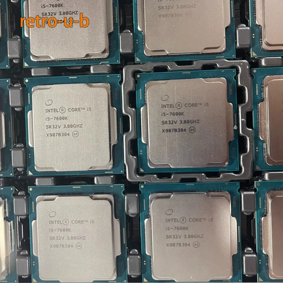 7Th Gen Intel Core i5-7600K  LGA-1151 Desktop CPU Processor SR32V 3.80GHz 4-Core - Image 1 of 1