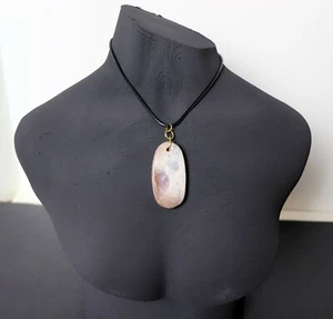Collar cabujón hecho a mano único hecho de geoda Utah - Imagen 1 de 6