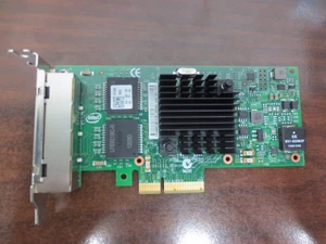 Intel Dell i350-T4 Quad-Port Gigabit Server Adapter NIC PCI-E 9YD6K Low Pro *104 - Picture 1 of 1