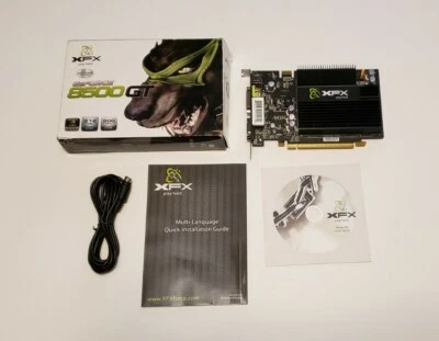 XFX NVIDIA GeForce 8500 GT (PVT86JYQHG) 512 MB DDR2 SDRAM PCI Express x16 Graph… - Image 1 of 4