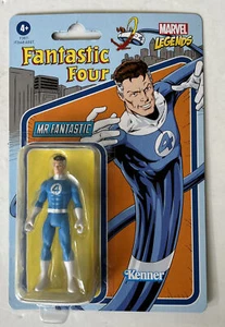 Marvel Legends Retro Mr. Fantastic 3.75" Action Figure Fantastic Four Kenner New - Imagen 1 de 3