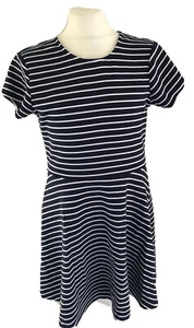 C&A Kleid Blau Marine Maritim 146 / 152 *N Dunkelblau Here + There Gestreift - Bild 1 von 9
