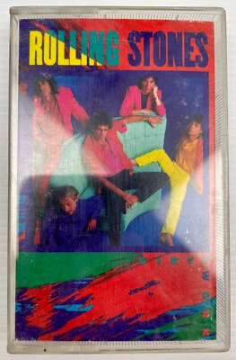 The Rolling Stones Dirty Work Music Cassette Tape 40-86321 RS Records 1986 - Image 1 of 4