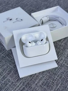 Apple Pro 2nd Generation Bluetooth Earbuds Earphone with Charging Case - White - Picture 1 of 8
