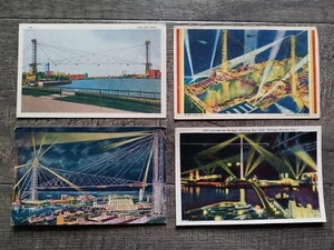 4 Century of Progress International Expo Postcards THE SKY RIDE - Picture 1 of 6