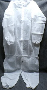 Lotto all'ingrosso di 25 tute monouso con colletto bianco 2KTL3A elastiche XL - Foto 1 di 5