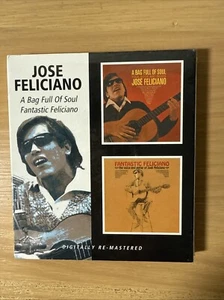 Jose Feliciano Bag Full Of Soul & Fantastic Feliciano 2 Classic Albums On CD NEW - Picture 1 of 2
