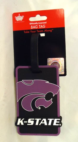 KANSAS STATE UNIVERSITY K-STATE OFFICIALLY LICENSED BAG TAG - NEW Cover