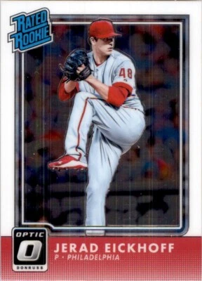 2016 Optic Rated Rookie JERAD EICKHOFF Philadelphia Phillies #63 - Image 1 of 2