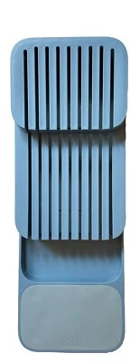 Joseph Joseph Rare Blue Compact Knife Storage Organizer 9  Knives Holder Drawer - Image 1 of 4