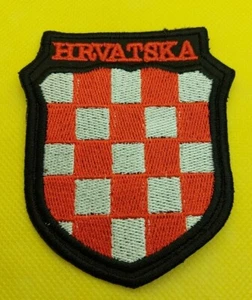 Croatian Army, NDH HOS, Ustasa, historic coat of arms of Croatia patch ! - Picture 1 of 2