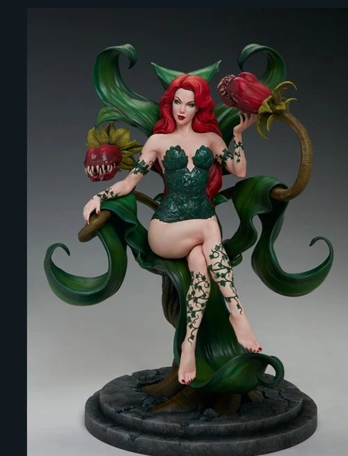 DC Comics Sideshow POISON IVY Maquette de Tweeterhead Edición Limitada 14" Estatua Foto 1 de 4
