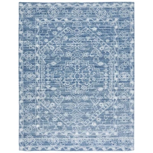 SAFAVIEH Marquee Collection MRQ115N Handmade Navy Rug - Picture 1 of 18