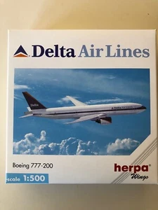 Herpa Wings 1:500 Delta Airlines Boeing 777-200 - Bild 1 von 2