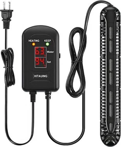 HiTauing Aquarium Heater, 500W Fish Tank Heater with LED Digital Display & 5 ... - Picture 1 of 7