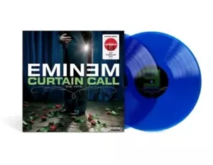 RARE USA Eminem Curtain Call (Target Exclusive, Vinyl) TRANSLUCENT BLUE VINYL - Picture 1 of 5