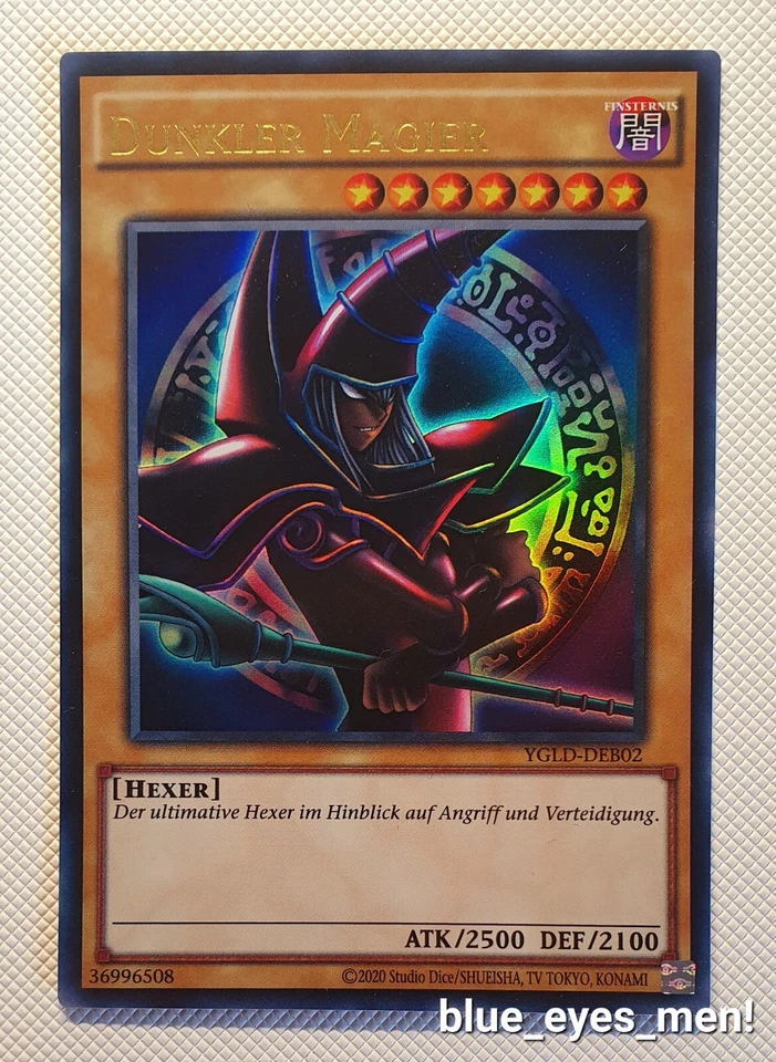 Yu-Gi-Oh! Dunkler Magier Ultra rare  YGLD-DEB02 Near Mint! Neu!  - Bild 1 von 1