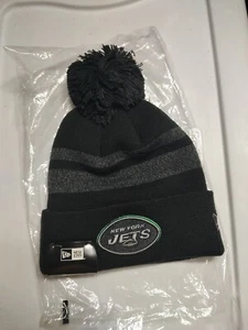 New York Jets New Era Bommelmanschette Beanie Einheitsgröße Neu mit Etikett kostenloser Versand - Bild 1 von 10