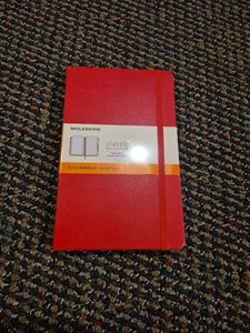 Moleskine Notebook, Medium, Ruled, Scarlet Red, Hard Cover (4.5 x 7) (Books) - Picture 1 of 2