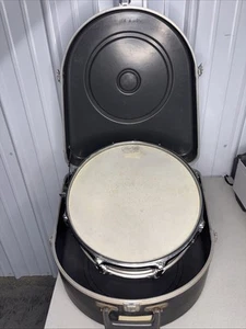 1960’s Ludwig Acrolite Weather Master 14 Inch Snare Drum With Hard Case - Picture 1 of 12