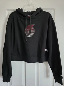 Pro Standard Damen Portland Trail Blazers Jewel Cropped Pullover Hoodie GR L - Bild 1 von 17