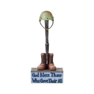 Jim Shore Heartwood Creek Battlefield Cross gab ihnen alle Figur, 7,5 Zoll... - Bild 1 von 6